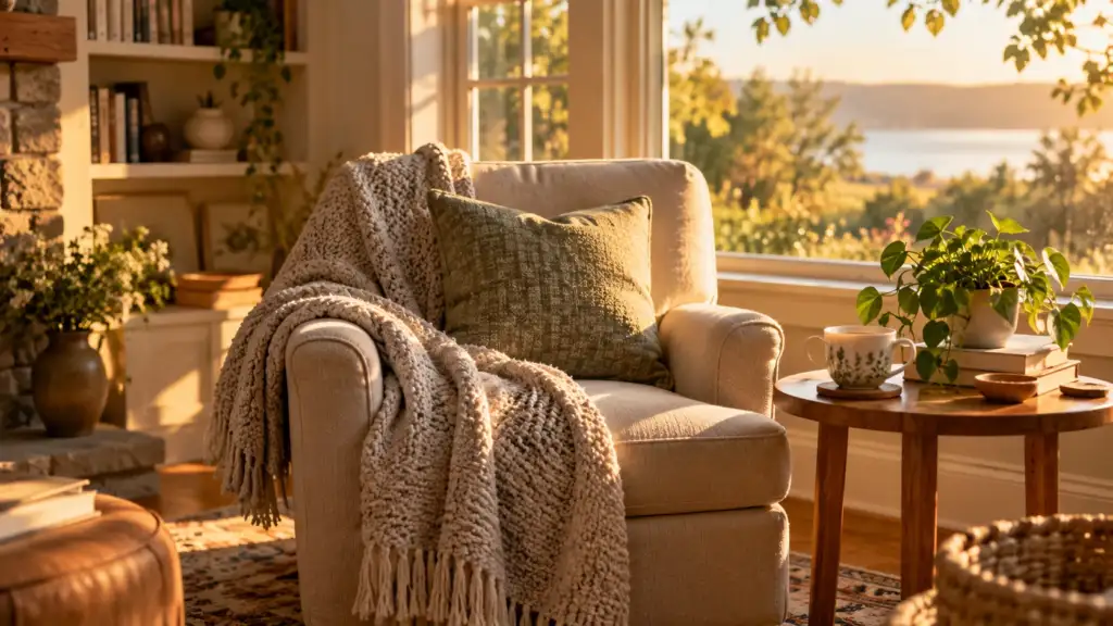 Peaceful afternoon setting representing beautiful good afternoon blessings