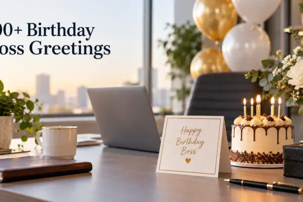 Birthday Boss Greetings: 100+ Professional & Heartfelt Wishes