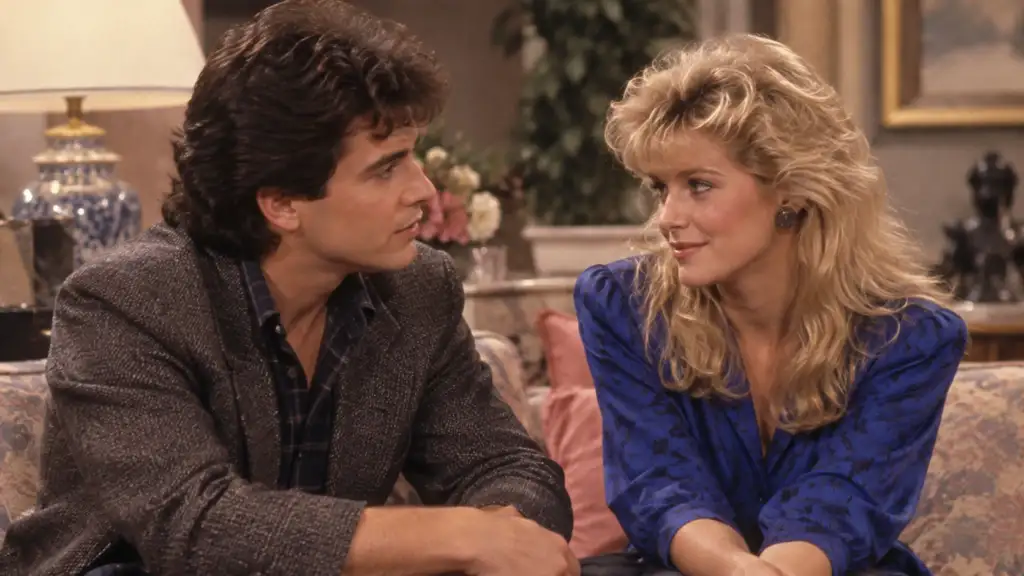 Christopher Knight and Jennifer Runyon on Another World