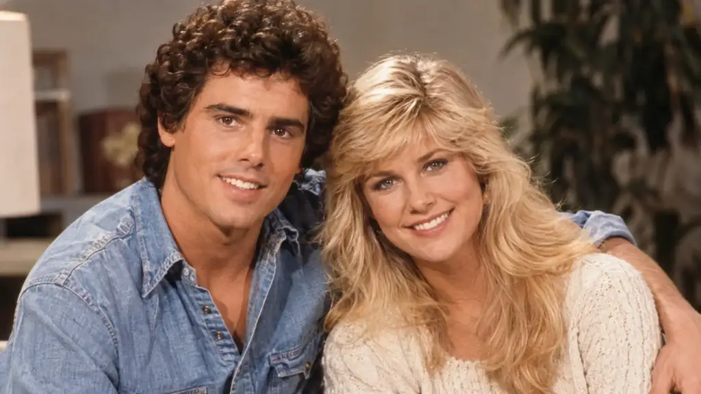 Christopher Knight and Jennifer Runyon together as television co-stars