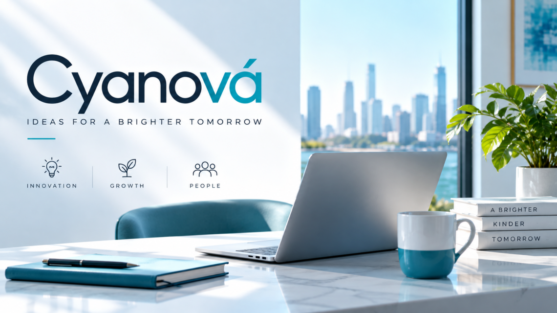 cyanová