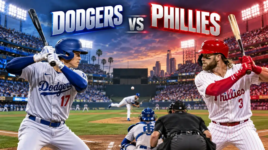 dodgers vs phillies