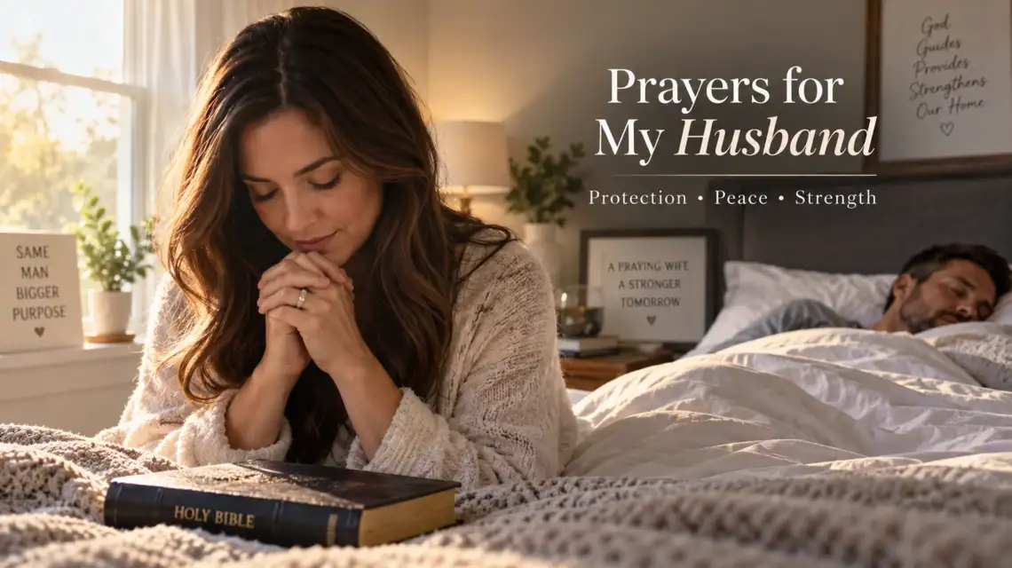 Prayers for my husband for protection, peace, strength and faith