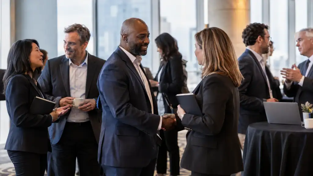 U.S. business decision-makers at a Quartz-style executive B2B event