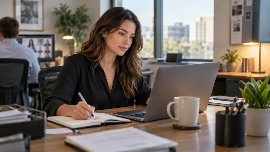 Thursday motivation for work and productivity at an office desk